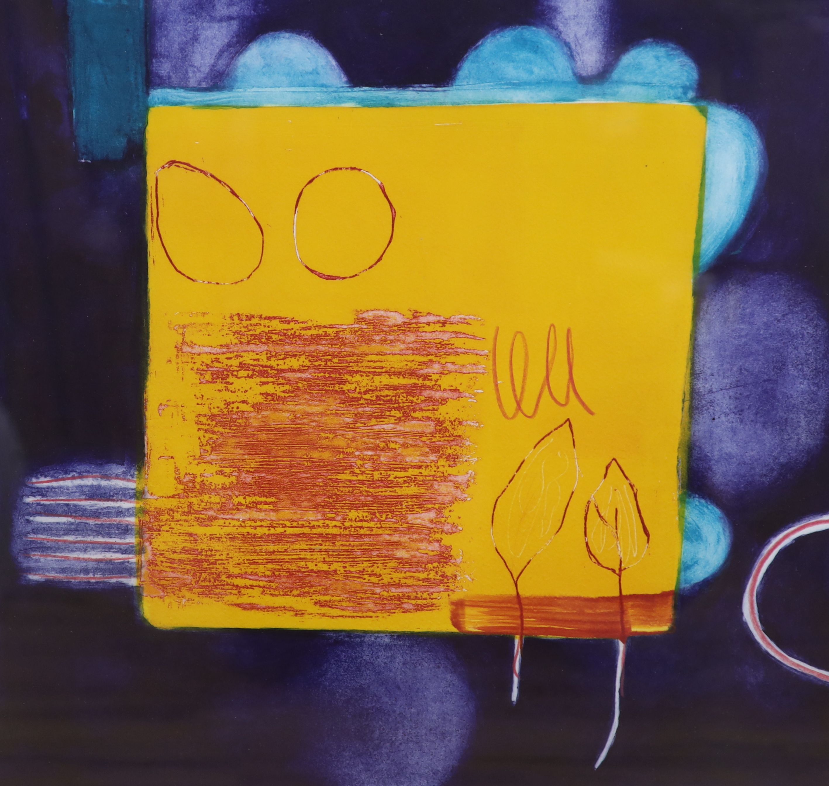 Heidi Koenig (b.1964), limited edition print, 'Tizzi Oussem, signed in pencil, 128/150, Slade School of Art, 53 x 52cm